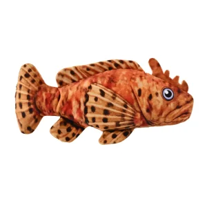 Realistic Durable Squeaky Stonefish Style Plush Dog Toy