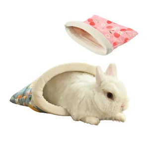 Spring-Summer Series Comfortable Small Pet Sleeping Bag1_Rabbit Pocket Bed – Cozy Small Pet Sleeping Pouch, 14 PcsCarton