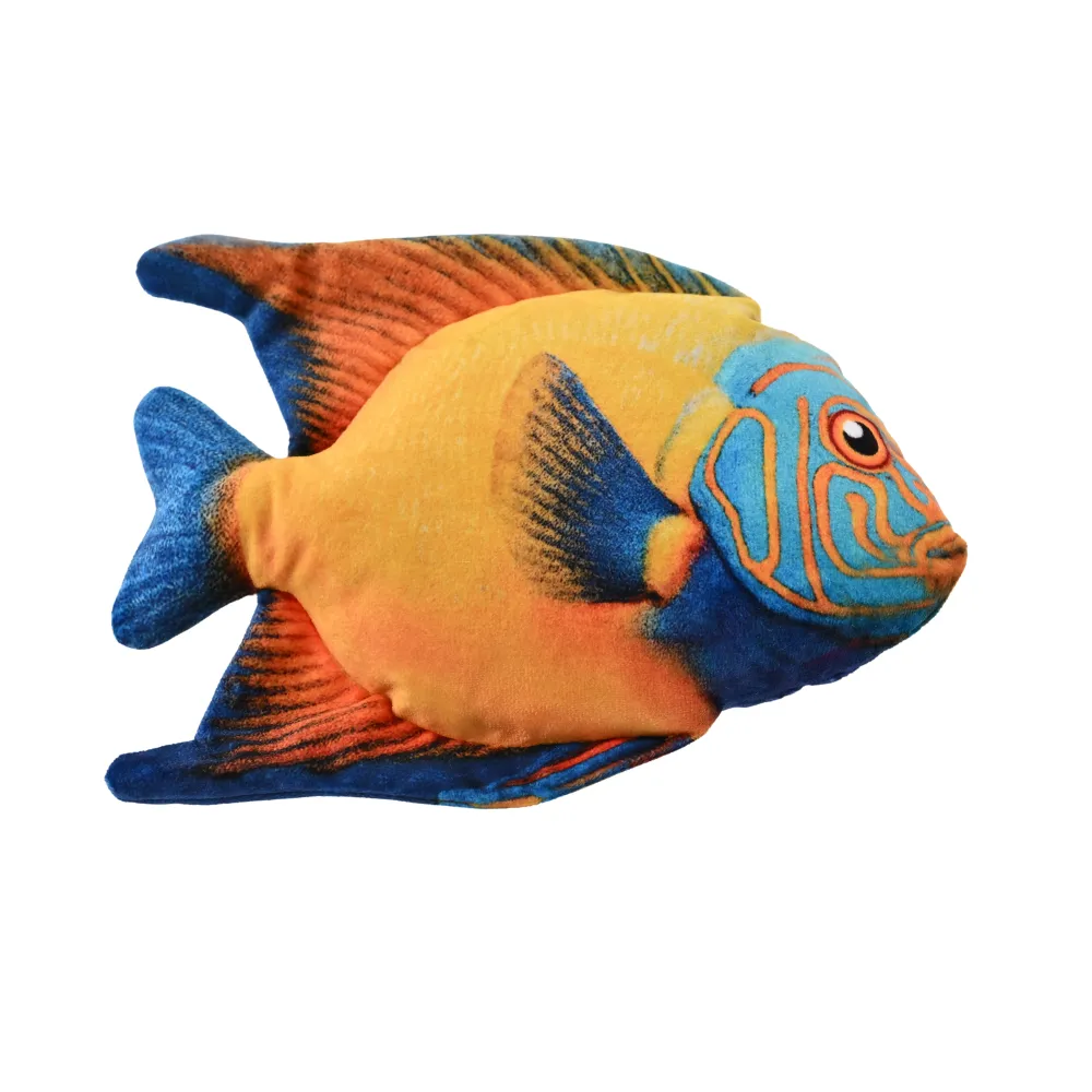 Striped Fish Plush Dog Toy, 24 pcsCarton