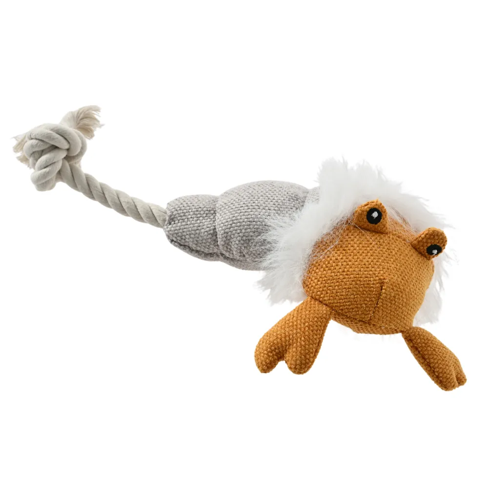 Summer Marine Life Series Squeaky Hermit Crab Style Plush Dog Toy1Hermit Crab Plush Dog Toy – Coastal Animal Squeaky Play Toy, 36 PcsCarton