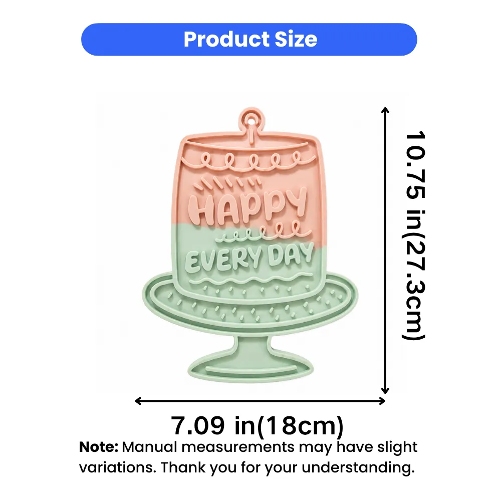Birthday Lick Mat for Dogs and Cats, 2 Colors Assorted, 22pcsCart