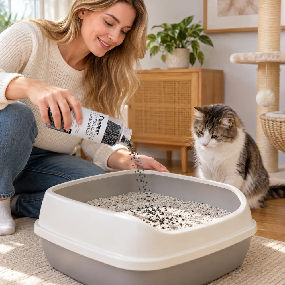Cat Litter Deodorizing Spray for Litter Boxes, 24pcsCarton