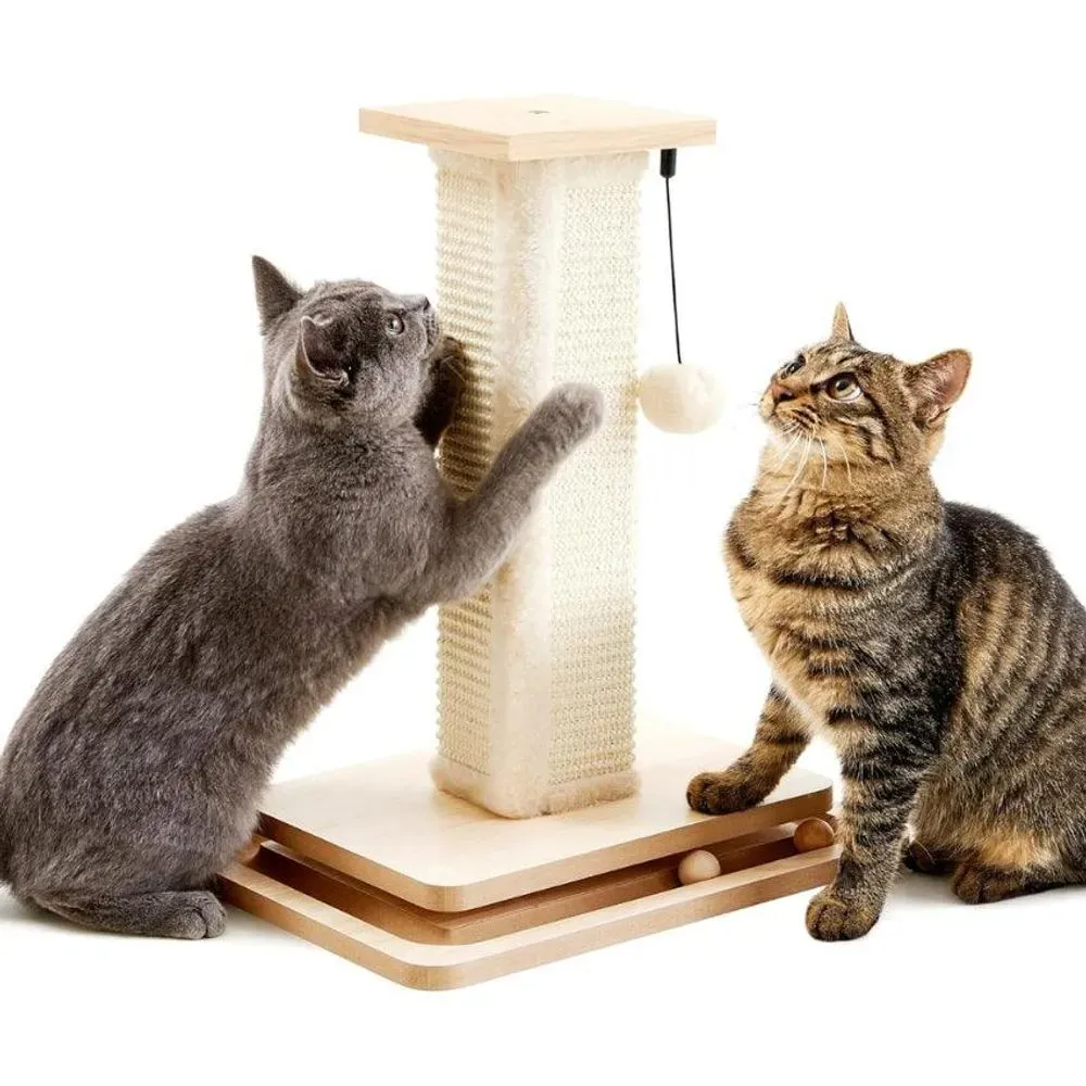 Cat Scratching Post for Indoor Cats, 4pcsCarton