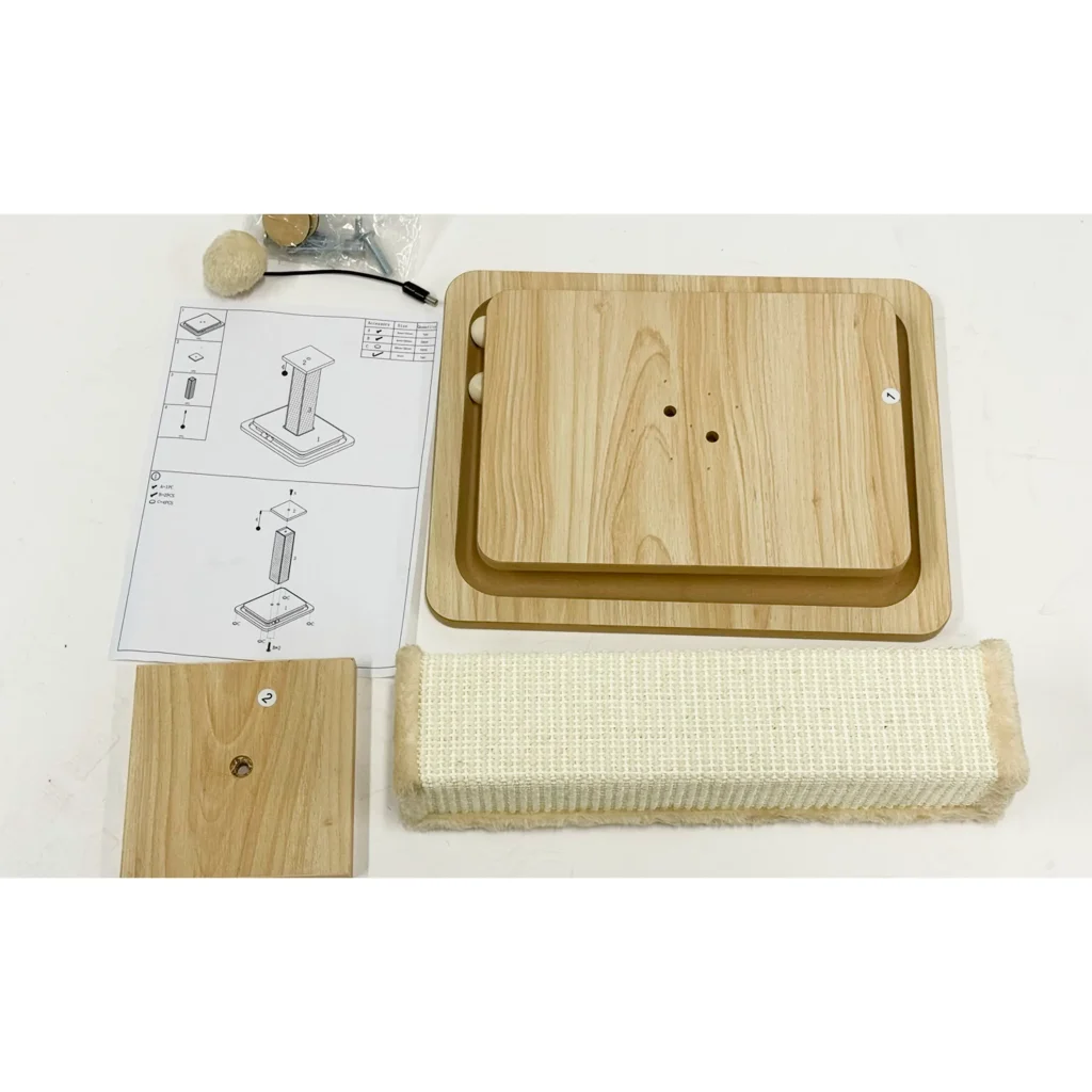 Cat Scratching Post for Indoor Cats, 4pcsCarton