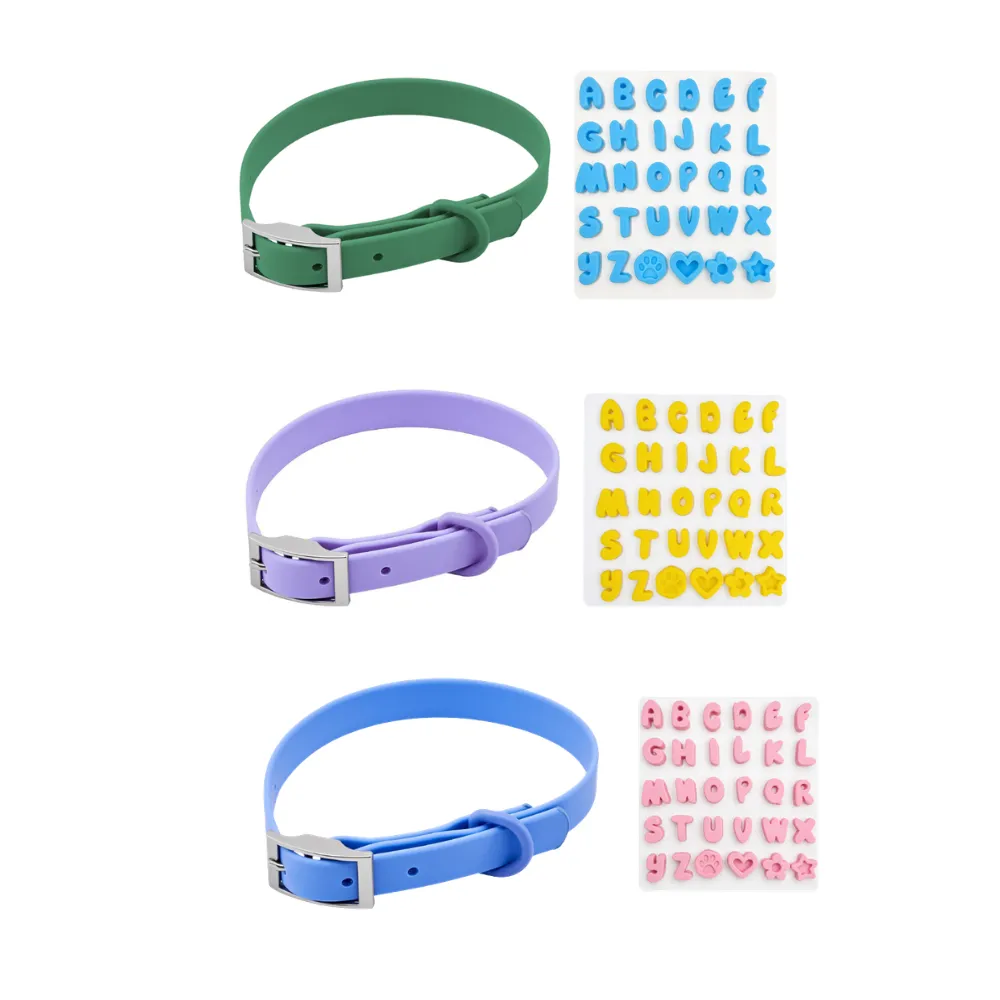Silicone Dog Collar for Small Dogs, Size S, 3 Colors Assorted, 60pcsCart